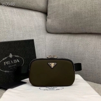 Imitation Wholesale Prada Re-Edition nylon Pocket 82033 dark brown