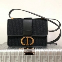 Fashion Show Collection Dior 30 MONTAIGNE CANVAS BAG C9203 black