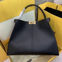 Discount Fendi Original Leather PEEKABOO Bag 3655 Black