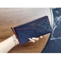 Best Cheapest Louis Vuitton Original Monogram Empreinte Wallet M68712 Navy Blue