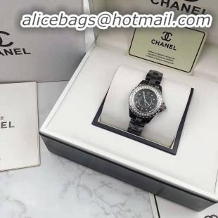 Buy Discount Chanel Diamond Watch CH2369 Black