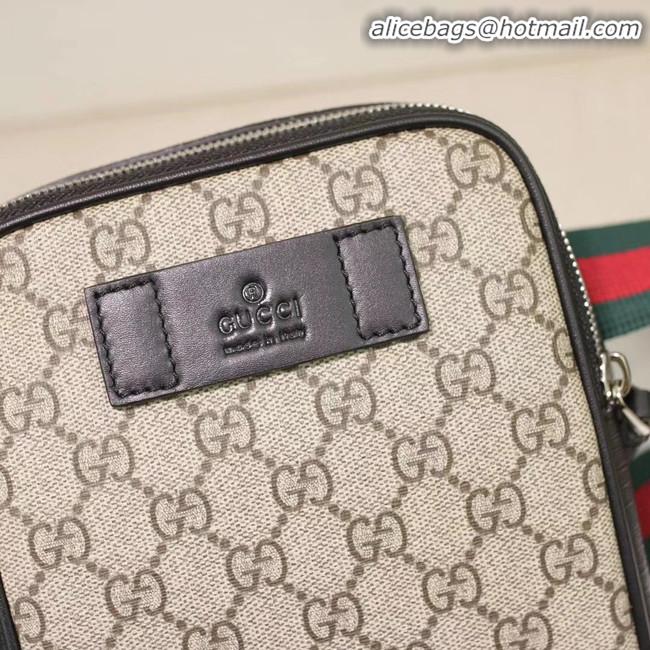 New Stylish Gucci GG Supreme belt bag 450956 Beige&black