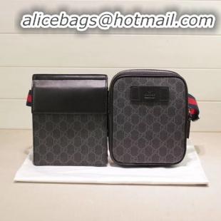 Spot Bulk Gucci GG Supreme belt bag 450956 black