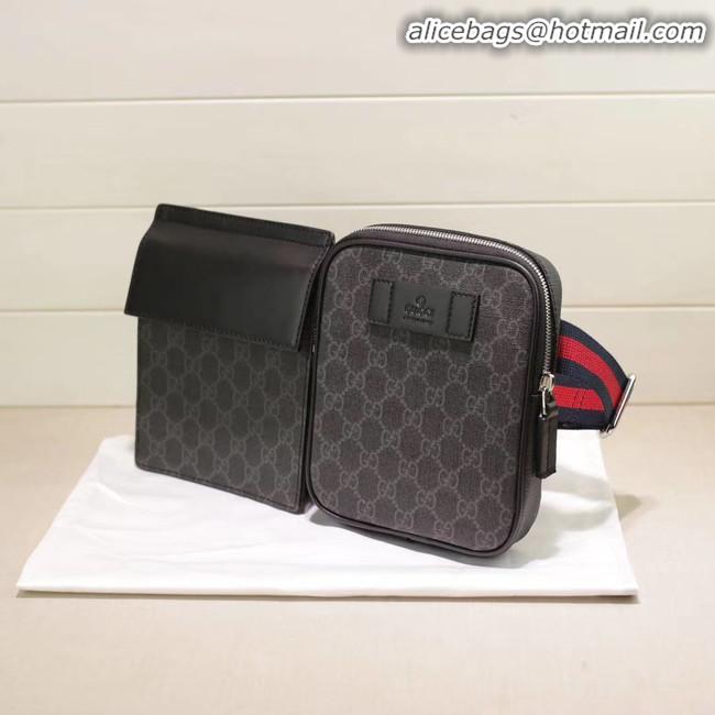 Spot Bulk Gucci GG Supreme belt bag 450956 black