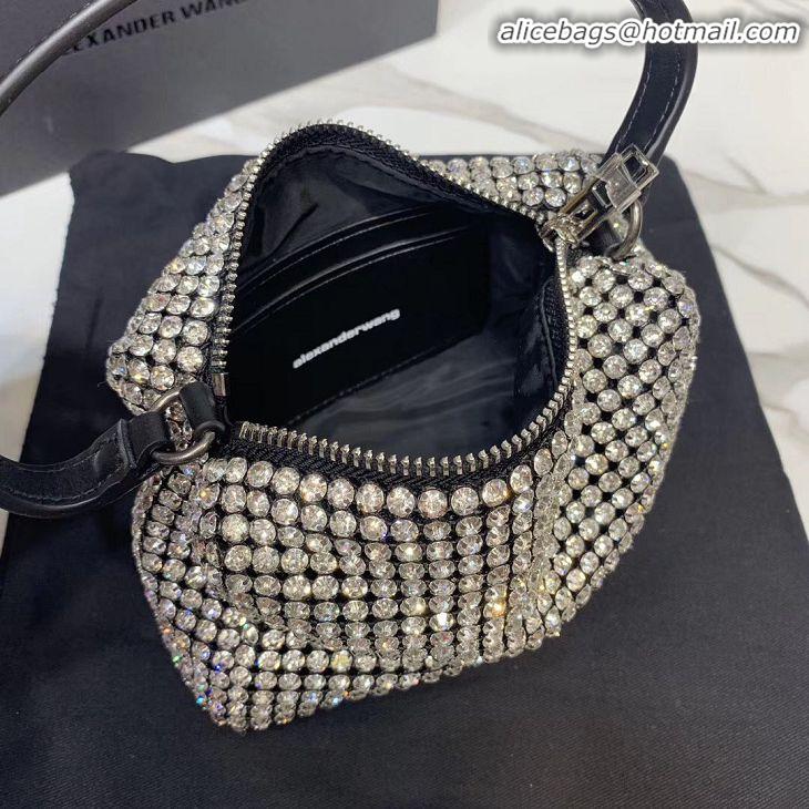 New Release Creation Alexander Wang Diamond Bag AW8979 Black