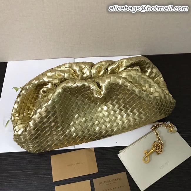 Discount Classic Bottega Veneta Weave Clutch bag 585853 gold