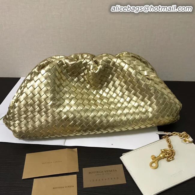 Discount Classic Bottega Veneta Weave Clutch bag 585853 gold