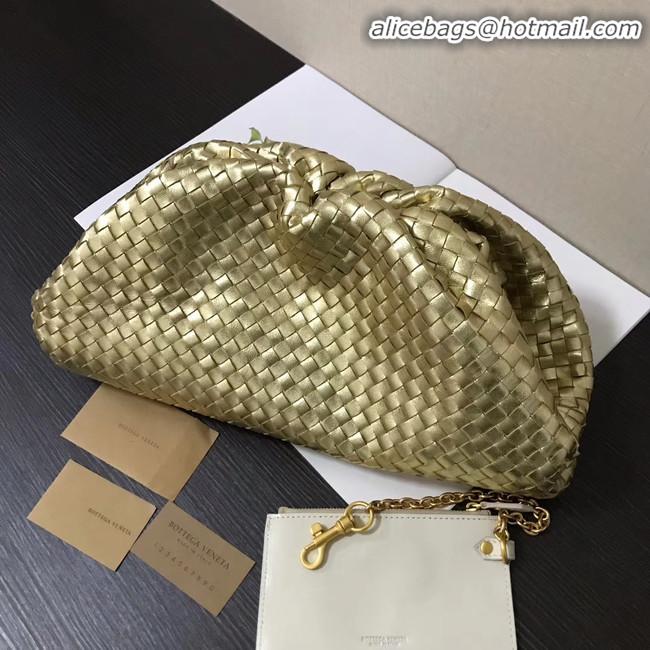 Discount Classic Bottega Veneta Weave Clutch bag 585853 gold