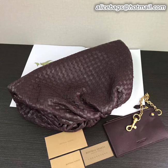 Cheapest Bottega Veneta Weave Clutch bag 585853 dark purple