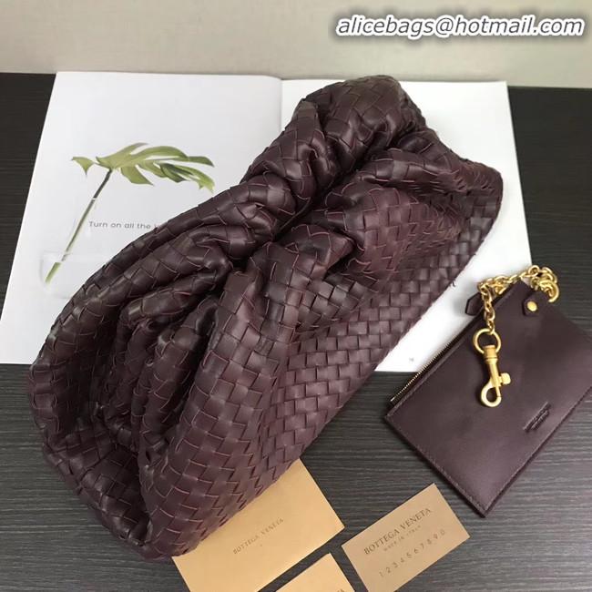 Cheapest Bottega Veneta Weave Clutch bag 585853 dark purple