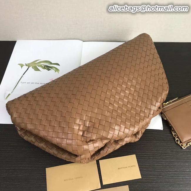 Hot Sell Bottega Veneta Weave Clutch bag 585853 brown