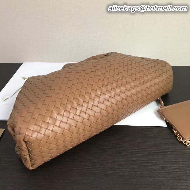 Hot Sell Bottega Veneta Weave Clutch bag 585853 brown