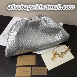 Low Price Bottega Veneta Weave Clutch bag 585853 silver