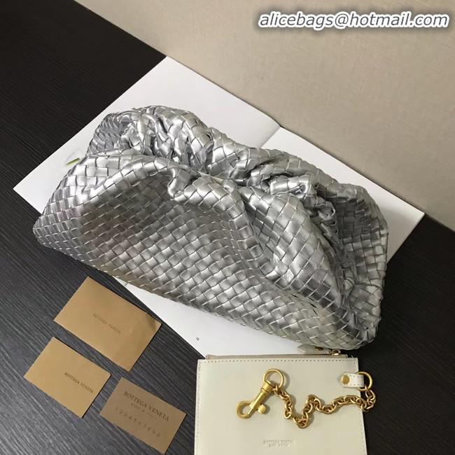 Low Price Bottega Veneta Weave Clutch bag 585853 silver