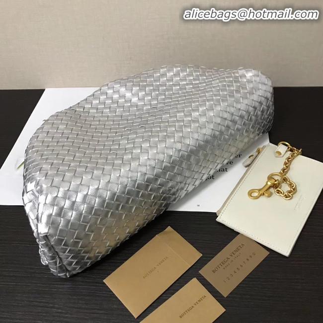 Low Price Bottega Veneta Weave Clutch bag 585853 silver