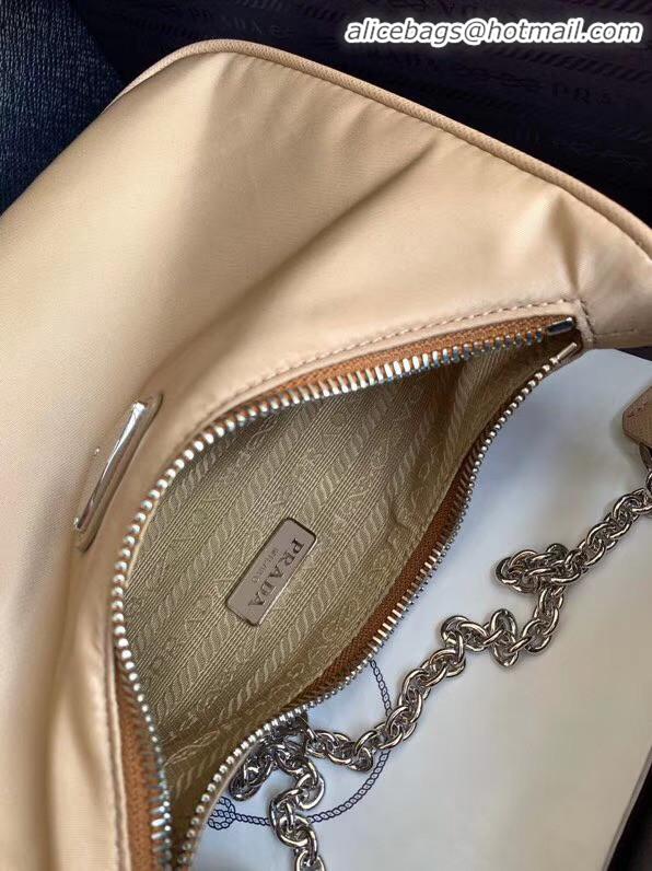 Top Quality Classic Prada Nylon Shoulder Bag 91277 apricot