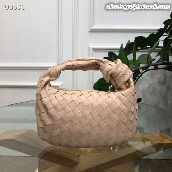 Good Discount Bottega Veneta Original Weave Leather Bag BV4589 orange Light Pink