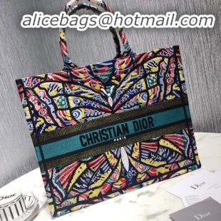 Buy Imitation DIOR BOOK TOTE EMBROIDERED CANVAS BAG M1287-7