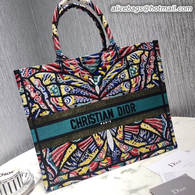 Buy Imitation DIOR BOOK TOTE EMBROIDERED CANVAS BAG M1287-7