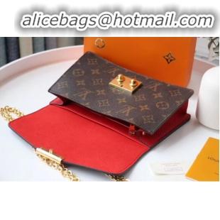 Discount Louis Vuitton Monogram Canvas Original Chain bag M60357 red