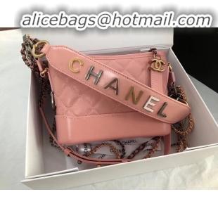 Inexpensive Chanel gabrielle small hobo bag AS0865 pink