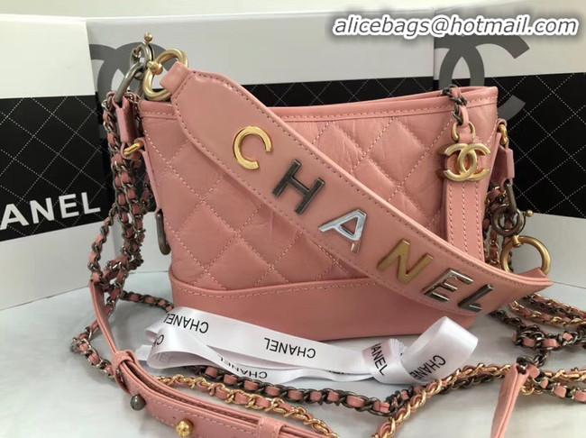 Inexpensive Chanel gabrielle small hobo bag AS0865 pink