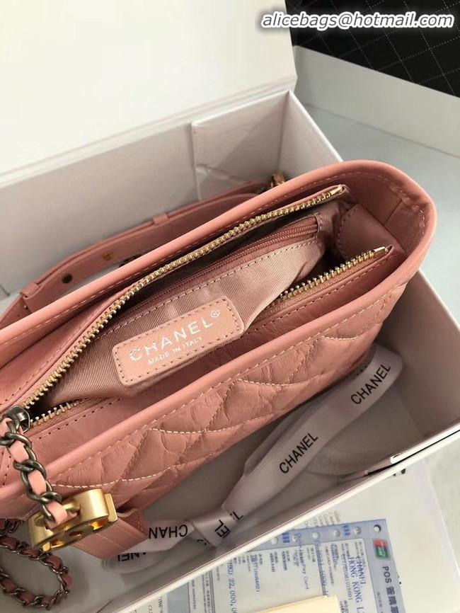 Inexpensive Chanel gabrielle small hobo bag AS0865 pink