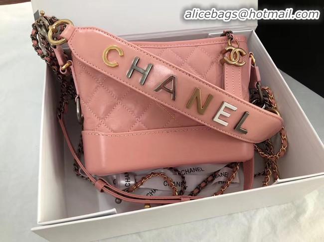 Inexpensive Chanel gabrielle small hobo bag AS0865 pink