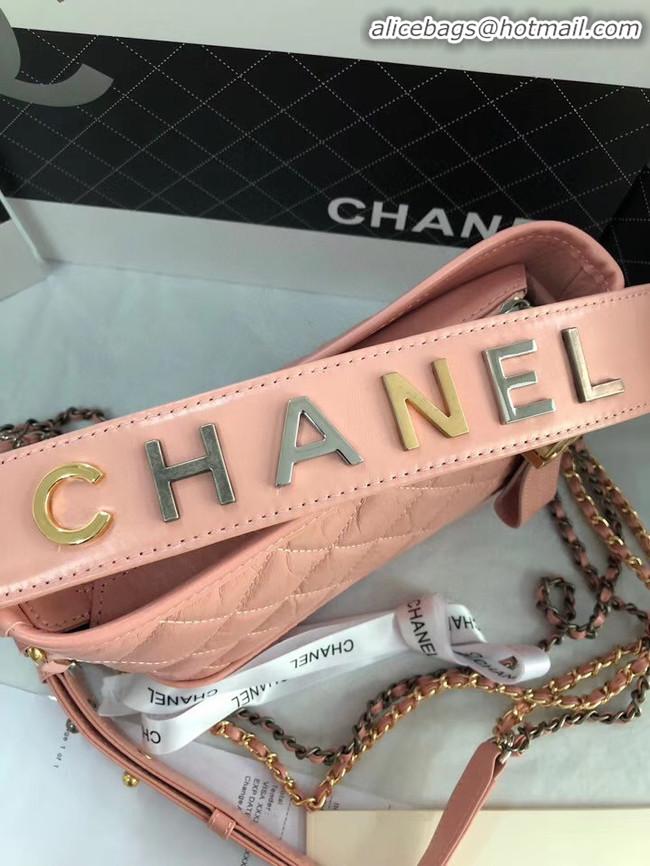 Inexpensive Chanel gabrielle small hobo bag AS0865 pink