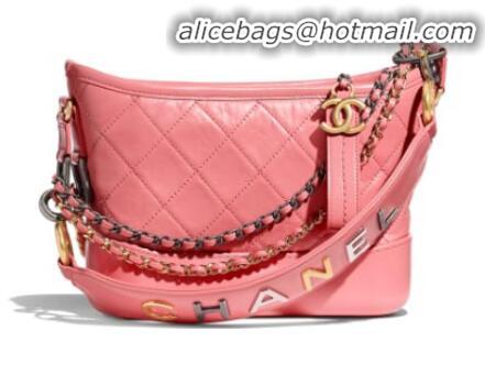 Inexpensive Chanel gabrielle small hobo bag AS0865 pink