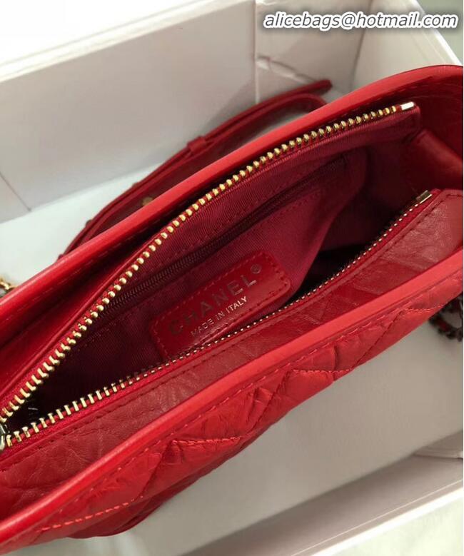 Free Shipping Discount Chanel gabrielle small hobo bag AS0865 red