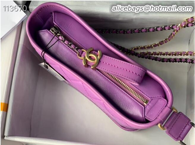 Top Quality Chanel gabrielle small hobo bag A91810 Lavender