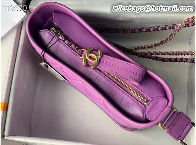 Top Quality Chanel gabrielle small hobo bag A91810 Lavender