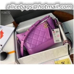 Buy Discount Chanel gabrielle hobo bag A93824 Lavender