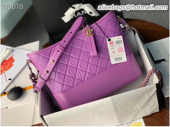 Buy Discount Chanel gabrielle hobo bag A93824 Lavender