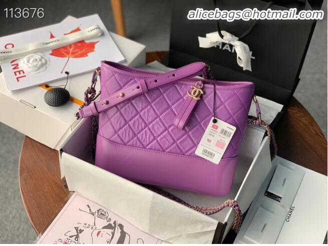 Buy Discount Chanel gabrielle hobo bag A93824 Lavender