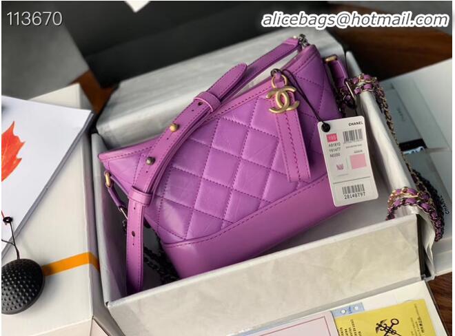 Buy Discount Chanel gabrielle hobo bag A93824 Lavender