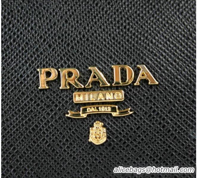 Most Popular Prada Saffiano Calf Leather Wallet 1M1132B Black