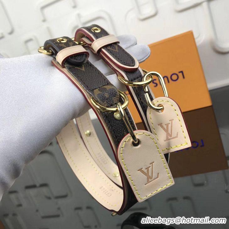 Good Product Louis Vuitton Monogram Canvas BAXTER DOG COLLAR GM M58072