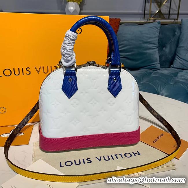 Low Price Louis Vuitton original Monogam Vernis M91606 white