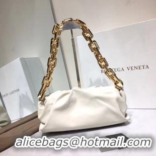 Latest Style Bottega Veneta Nappa lambskin soft Shoulder Bag 620230 White