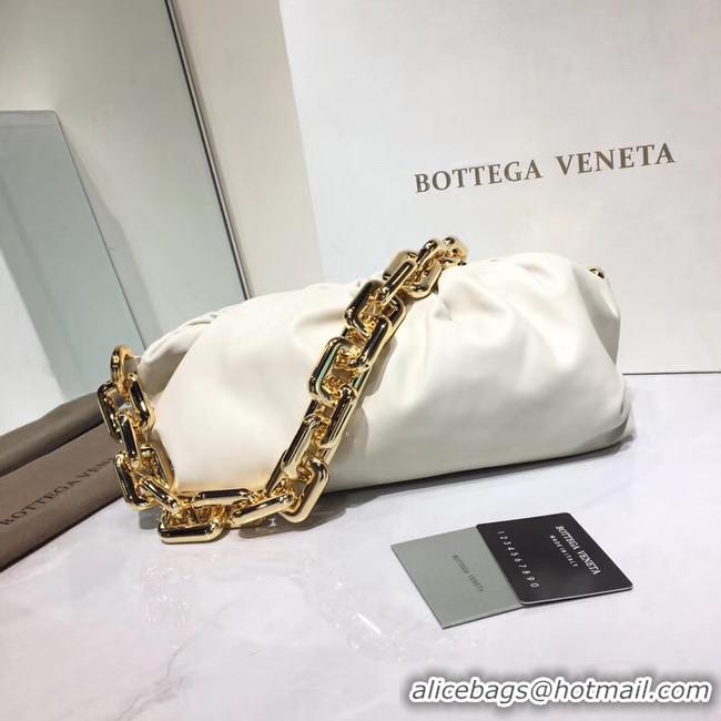 Latest Style Bottega Veneta Nappa lambskin soft Shoulder Bag 620230 White