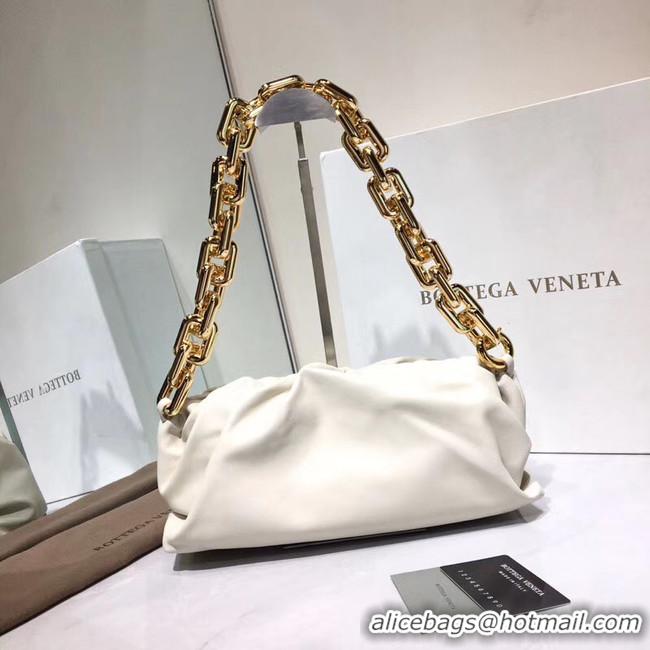 Latest Style Bottega Veneta Nappa lambskin soft Shoulder Bag 620230 White