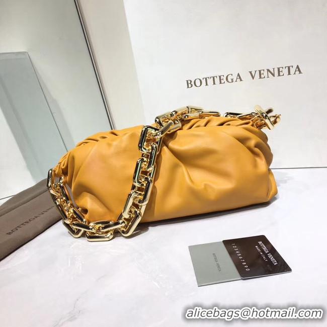 Spot Wholesale Bottega Veneta Nappa lambskin soft Shoulder Bag 620230 Yellow