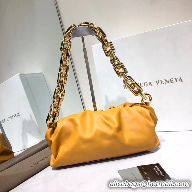 Spot Wholesale Bottega Veneta Nappa lambskin soft Shoulder Bag 620230 Yellow