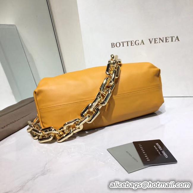 Spot Wholesale Bottega Veneta Nappa lambskin soft Shoulder Bag 620230 Yellow