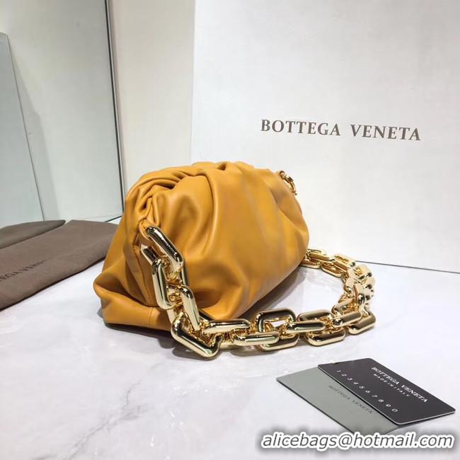 Spot Wholesale Bottega Veneta Nappa lambskin soft Shoulder Bag 620230 Yellow