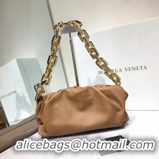 ​Unique Bottega Veneta Nappa Lambskin Soft Shoulder Bag 620230 Brown