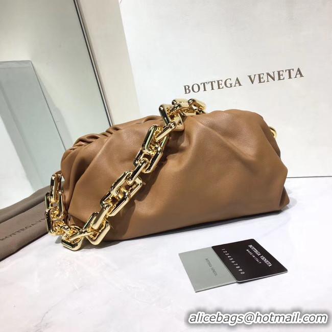 ​Unique Bottega Veneta Nappa Lambskin Soft Shoulder Bag 620230 Brown