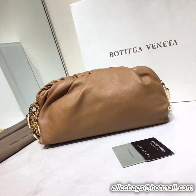 ​Unique Bottega Veneta Nappa Lambskin Soft Shoulder Bag 620230 Brown